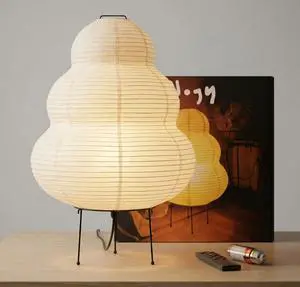 Akari Noguchi Rice Paper Lamp Japanese Paper Lantern Lamp Japanese Japandi Floor/Table Lamp for Soft Ambient Lighting (Akari) Akari Noguchi Rice Paper Lamp Japanese Paper Lantern Lamp Japanese Japandi Floor/Table Lamp for Soft Ambient Lighting (Akari)
