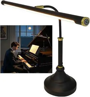 HomeFocus Piano Light,Piano Lamp,Music Lamp,Eye-Care Reading Light,Desk Lamp,Black HomeFocus Piano Light,Piano Lamp,Music Lamp,Eye-Care Reading Light,Desk Lamp,Black