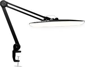 Neatfi XL 2200 Lumens 20W LED Desk Lamp with Clamp Adjustable Color Temperature | 4-Level Dimmable Light | Home Office, Crafts & Workbench | 20-Inch Wide Head (Black, CCT with Clamp) Neatfi XL 2200 Lumens 20W LED Desk Lamp with Clamp Adjustable Color Temperature | 4-Level Dimmable Light | Home Office, Crafts & Workbench | 20-Inch Wide Head (Black, CCT with Clamp)