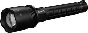 Coast XP40R 8000 Lumen Rechargeable Dual-Power LED Flashlight with POWERiQ Real-TIME Display, 5 Light Modes, Ultra View Flood Beam, Push/Pull Focus Coast XP40R 8000 Lumen Rechargeable Dual-Power LED Flashlight with POWERiQ Real-TIME Display, 5 Light Modes, Ultra View Flood Beam, Push/Pull Focus