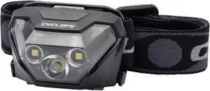 Cyclops HL500 Headlamp | Tactical Durable Lightweight Compact Adjustable Headband Weather Resistant IPX6 Bright LED 500 Lumen Head Flashlight | AAA Batteries Included Cyclops HL500 Headlamp | Tactical Durable Lightweight Compact Adjustable Headband Weather Resistant IPX6 Bright LED 500 Lumen Head Flashlight | AAA Batteries Included