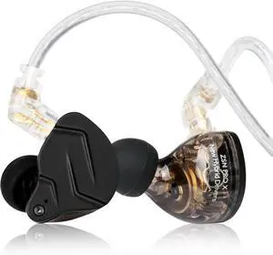 KZ ZSN PRO X Gaming Earbuds, HiFi in Ear Monitor IEM Headphones,1BA 1DD Earbud Headphone Dual Driver Drummer Musician Earphone Stereo Headset with Removable C Pin Cable for Church (NO Mic,Dark Black) KZ ZSN PRO X Gaming Earbuds, HiFi in Ear Monitor IEM Headphones,1BA 1DD Earbud Headphone Dual Driver Drummer Musician Earphone Stereo Headset with Removable C Pin Cable for Church (NO Mic,Dark Black)