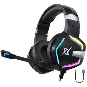 targeal 7.1 Surround Sound PC Gaming Headset for PS5 PS4 Laptop Mac Tablet Mobile, Over Ear Wired USB Gaming Headphone with Omni-Directional Noise Canceling Mic, RGB LED, with Type C Cable targeal 7.1 Surround Sound PC Gaming Headset for PS5 PS4 Laptop Mac Tablet Mobile, Over Ear Wired USB Gaming Headphone with Omni-Directional Noise Canceling Mic, RGB LED, with Type C Cable