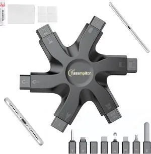 iPhone Cleaning Kit for Charging Port Cleaner,Lightning Charger Connector | Speaker Cable,AirPod Pro Cell PhoneCleaning PuttyRepair Restore Tool,Thin Cleaning Brushes,Microfiber Cloths,Port Pick iPhone Cleaning Kit for Charging Port Cleaner,Lightning Charger Connector | Speaker Cable,AirPod Pro Cell PhoneCleaning PuttyRepair Restore Tool,Thin Cleaning Brushes,Microfiber Cloths,Port Pick