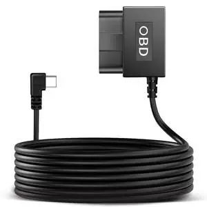 YKT Dash Cam OBD Hardwire Kit, Dash Camera Power Cable Type C Port 11.6-16V to 5V/2.5A with Low Voltage Protection 24h Parking Monitor for Dashcam, GPS (Type-C) (Fit for All Dash Cam) YKT Dash Cam OBD Hardwire Kit, Dash Camera Power Cable Type C Port 11.6-16V to 5V/2.5A with Low Voltage Protection 24h Parking Monitor for Dashcam, GPS (Type-C) (Fit for All Dash Cam)
