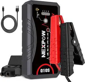 NEXPOW Car Jump Starter 2026 Upgraded Car Battery Jump Starter Pack 3000A Peak for Up to 9.0L Gas and 7.0L Diesel Engine 12V Auto Battery starter Jumper Cables Portable Lithium Jump Box with USB QC3.0 NEXPOW Car Jump Starter 2026 Upgraded Car Battery Jump Starter Pack 3000A Peak for Up to 9.0L Gas and 7.0L Diesel Engine 12V Auto Battery starter Jumper Cables Portable Lithium Jump Box with USB QC3.0