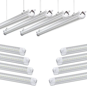 Skymoatled 8Pack 4FT LED Shop Light Garage Lights,50W 5000K/Daylight White 7550LM,Hanging/Surface Mount,Plug and Play,Linkable LED Shop Lights,T8 4FT Tube Light for Warehouse Workshop Basement Skymoatled 8Pack 4FT LED Shop Light Garage Lights,50W 5000K/Daylight White 7550LM,Hanging/Surface Mount,Plug and Play,Linkable LED Shop Lights,T8 4FT Tube Light for Warehouse Workshop Basement