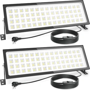 2 Pack Linkable LED Shop Lights 200W 6000K Bay Lighting 2 Pack Linkable LED Shop Lights 200W 6000K Bay Lighting