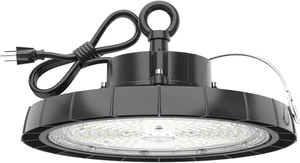 UFO LED High Bay Lights: 200W 30000LM 5000K Led Shop Lights High Bay Led Lights with Plug Suitable for Gym Warehouse Workshop Factory Gym Garage Barn AC100-277V IP65 UFO LED High Bay Lights: 200W 30000LM 5000K Led Shop Lights High Bay Led Lights with Plug Suitable for Gym Warehouse Workshop Factory Gym Garage Barn AC100-277V IP65
