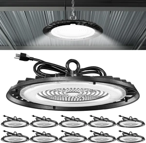Sunco 10 Pack UFO LED High Bay Light, 200W, 5000K, 28000LM, Plug and Play Sunco 10 Pack UFO LED High Bay Light, 200W, 5000K, 28000LM, Plug and Play