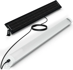 MMKT Solar Powered Shed Light with Motion Sensor & Remote Control, LED Ceiling Light, IP65 Waterproof Split Solar Light for Garage, Shop, Barn, Carport MMKT Solar Powered Shed Light with Motion Sensor & Remote Control, LED Ceiling Light, IP65 Waterproof Split Solar Light for Garage, Shop, Barn, Carport