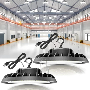 VOLISUN 2 Pack UFO Led High Bay Light 22,500LM, 150W, 5000K Daylight, 100-277V High Bay Led Shop Light, ETL Listed Commercial Bay Lighting for Garage Workshop Barn Factory Warehouse VOLISUN 2 Pack UFO Led High Bay Light 22,500LM, 150W, 5000K Daylight, 100-277V High Bay Led Shop Light, ETL Listed Commercial Bay Lighting for Garage Workshop Barn Factory Warehouse