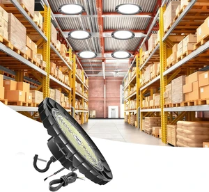 UFO LED High Bay Light 150W, IP65, 24,000LM, 1-10V Dimmable, Flicker-Free UFO LED High Bay Light 150W, IP65, 24,000LM, 1-10V Dimmable, Flicker-Free