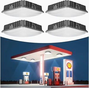 LED Canopy Light 4Pack: 30W/45W/60W/70W Selectable, 4000K/5000K/6500K 3CCT LED Canopy Light 4Pack: 30W/45W/60W/70W Selectable, 4000K/5000K/6500K 3CCT