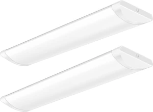 ANTLUX 4FT LED Wraparound Puff Lights, 50W/5500LM, 3 Color Temperature Dimmable LED Wrap Light, 4 Foot Led Flush Mount Ceiling Lights, 48 Inch Lighting Fixtures for Kitchen Laundry Office, 2 Pack ANTLUX 4FT LED Wraparound Puff Lights, 50W/5500LM, 3 Color Temperature Dimmable LED Wrap Light, 4 Foot Led Flush Mount Ceiling Lights, 48 Inch Lighting Fixtures for Kitchen Laundry Office, 2 Pack