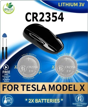 Key Fob Replacement Batteries for Tesla Model X & X Plaid Remote Key Key Fob Replacement Batteries for Tesla Model X & X Plaid Remote Key