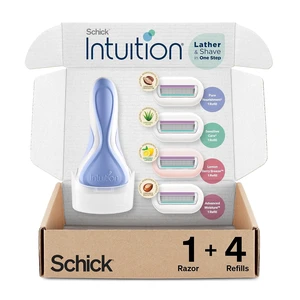 Schick Intuition Razors for Women, Variety Pack, 1 Handle & 4 Razor Refills Schick Intuition Razors for Women, Variety Pack, 1 Handle & 4 Razor Refills