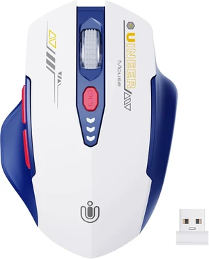 Uineer Wireless Mouse, 2.4GHz Rechargeable Computer Mouse, Battery Display Uineer Wireless Mouse, 2.4GHz Rechargeable Computer Mouse, Battery Display