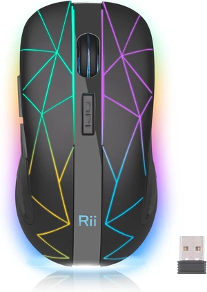 Rii Wireless Mouse with USB Nano Receiver,Rechargeable for Office Gaming Rii Wireless Mouse with USB Nano Receiver,Rechargeable for Office Gaming