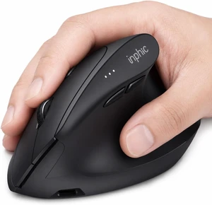 INPHIC X9 Pro Ergonomic Wireless Mouse 12800DPI Rechargeable Vertical Mouse INPHIC X9 Pro Ergonomic Wireless Mouse 12800DPI Rechargeable Vertical Mouse