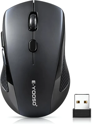 E-YOOSO Portable Wireless Bluetooth Laptop Mouse for Travel,Lightweight DPI 4000,Dual-Mode 2.4GHz/BT3/BT5,Smart Power-Saving Mode,Ideal for Home/Office/Laptop/Computer/MacBook Mini Air Pro E-YOOSO Portable Wireless Bluetooth Laptop Mouse for Travel,Lightweight DPI 4000,Dual-Mode 2.4GHz/BT3/BT5,Smart Power-Saving Mode,Ideal for Home/Office/Laptop/Computer/MacBook Mini Air Pro