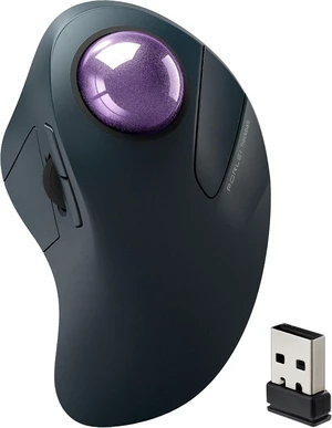 Wireless Ergonomic Trackball Mouse, Large Hands, 44mm Index Finger Control Wireless Ergonomic Trackball Mouse, Large Hands, 44mm Index Finger Control