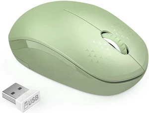 seenda Wireless Mouse for Laptop, 2.4G Noiseless Computer Mouse. (Green) seenda Wireless Mouse for Laptop, 2.4G Noiseless Computer Mouse. (Green)