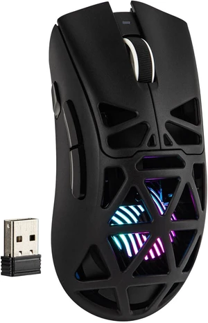 MechLands Aula SC620 Gaming Mouse, 2.4G/USB-C/BT Wireless Mouse with 400mAh Battery, Adjustable 12,000 DPI & 1000 Polling Rate, PAW3311 Sensor, RGB Lighting, Programmable Buttons, for Win/Mac (Black) MechLands Aula SC620 Gaming Mouse, 2.4G/USB-C/BT Wireless Mouse with 400mAh Battery, Adjustable 12,000 DPI & 1000 Polling Rate, PAW3311 Sensor, RGB Lighting, Programmable Buttons, for Win/Mac (Black)
