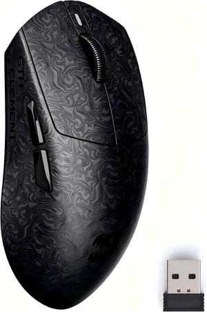 ZORNHER X Mloong MX301 PRO Lightweight Gaming Mouse,Up to 26000 DPI, Wireless,Carbon Fiber Texture Finish,PAW 3315,60g,500mAh Battery,Small Mouse with Anti-Slip Grip,Wired/BT/2.4GHz for PC,FPS ZORNHER X Mloong MX301 PRO Lightweight Gaming Mouse,Up to 26000 DPI, Wireless,Carbon Fiber Texture Finish,PAW 3315,60g,500mAh Battery,Small Mouse with Anti-Slip Grip,Wired/BT/2.4GHz for PC,FPS