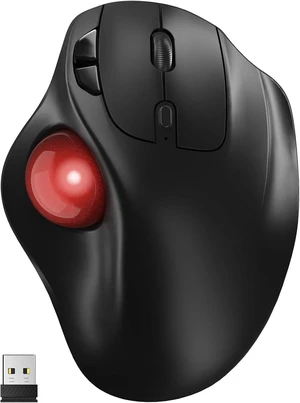 Ergonomic Wireless Trackball Mouse, Bluetooth & 2.4G Multi-Device Ergonomic Wireless Trackball Mouse, Bluetooth & 2.4G Multi-Device