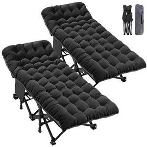 Camping Cot for Adults, Folding Sleeping Cot with Mattress, 500 lb Capacity Heavy Duty Outdoor Folding Sleeping Bed, Portable Cot Bed for Camping, Indoor Guest Use, Home & Travel Camping Cot for Adults, Folding Sleeping Cot with Mattress, 500 lb Capacity Heavy Duty Outdoor Folding Sleeping Bed, Portable Cot Bed for Camping, Indoor Guest Use, Home & Travel