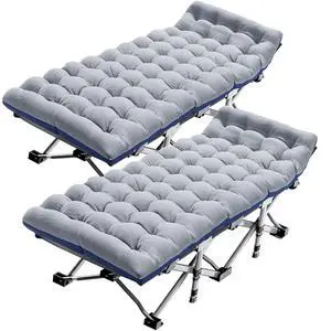 Camping Cot for Adults, Folding Sleeping Cot with Mattress, 500 lb Capacity Heavy Duty Outdoor Folding Sleeping Bed, Portable Cot Bed for Camping, Indoor Guest Use, Home & Travel Camping Cot for Adults, Folding Sleeping Cot with Mattress, 500 lb Capacity Heavy Duty Outdoor Folding Sleeping Bed, Portable Cot Bed for Camping, Indoor Guest Use, Home & Travel