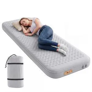 Sleeping Pad for Camping, 4" Thick Self Inflating Sleeping Pad with Built-in Pump, 4 Season Inflatable Sleeping Pad for Camping Cot, Tent & Car Sleeping Pad for Camping, 4" Thick Self Inflating Sleeping Pad with Built-in Pump, 4 Season Inflatable Sleeping Pad for Camping Cot, Tent & Car