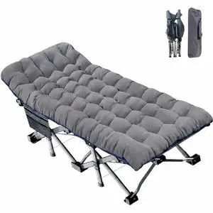 Oversized XXL Folding Camping Cot for Adults & Kids, 78" L x 32" W x 18" H Large Folding Guest Bed Cots, 900lb Sleeping Cot Folding Bed with 2 Sided Mattress & Carry Bag Oversized XXL Folding Camping Cot for Adults & Kids, 78" L x 32" W x 18" H Large Folding Guest Bed Cots, 900lb Sleeping Cot Folding Bed with 2 Sided Mattress & Carry Bag