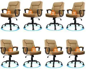 Brown Office Computer Chair PU Leather Executive Swivel Adjustable Height Chairs with Upholstery Fixed armrest Mid-Back Leather Thick Cushion Office Chair Brown 8Pack Brown Office Computer Chair PU Leather Executive Swivel Adjustable Height Chairs with Upholstery Fixed armrest Mid-Back Leather Thick Cushion Office Chair Brown 8Pack