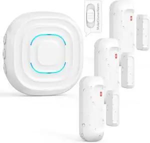 Door Chime When Door Opens Waterproof,Door Entry Continuous Alarm Mode for Business/Home/Kids Safety,Wireless Door Sensor Chime Alarm Door Chime When Door Opens Waterproof,Door Entry Continuous Alarm Mode for Business/Home/Kids Safety,Wireless Door Sensor Chime Alarm
