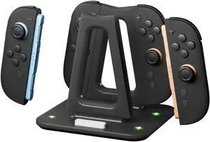 Dual Wield Joycon 2 Charging Station Compatible with Nintendo Switch 2 Controllers, with Wired Charging Delta Grips, 4-Port Magnetic Charging, USB-C Fast Charging & LED Indicators Dual Wield Joycon 2 Charging Station Compatible with Nintendo Switch 2 Controllers, with Wired Charging Delta Grips, 4-Port Magnetic Charging, USB-C Fast Charging & LED Indicators