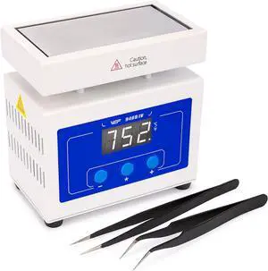946D IV 100x50mm Small LED Soldering Hot Plate for SMD BGA Smartphone Microcomputer Rework Reflow, 210W Preheater Station with / Digital Temperature Control 946D IV 100x50mm Small LED Soldering Hot Plate for SMD BGA Smartphone Microcomputer Rework Reflow, 210W Preheater Station with / Digital Temperature Control