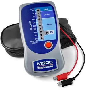 M500 Megohmmeter for Insulation TestingCompatible with Supco M500 Electronic MegohmmeterWill accurately Measure Insulation Values up to 1000 Megohms at 500 Volts M500 Megohmmeter for Insulation TestingCompatible with Supco M500 Electronic MegohmmeterWill accurately Measure Insulation Values up to 1000 Megohms at 500 Volts