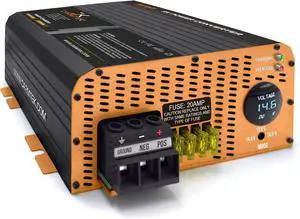 RV Converter 55 Amp | RV Power Converter & Battery Charger | Lithium and Lead Acid Charging | 120VAC to 12VDC | 13V to 16.5V Adjustable Operating Range RV Converter 55 Amp | RV Power Converter & Battery Charger | Lithium and Lead Acid Charging | 120VAC to 12VDC | 13V to 16.5V Adjustable Operating Range