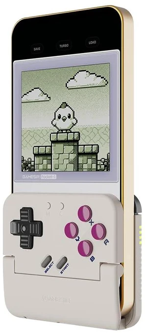 Pocket Taco Vertical Mobile Gaming Controller Retro Arcade Bluetooth Gamepad for Android, Portableh Wireless Game Controller for phone, 600mAh Battery, Pass-Through Charging - White Pocket Taco Vertical Mobile Gaming Controller Retro Arcade Bluetooth Gamepad for Android, Portableh Wireless Game Controller for phone, 600mAh Battery, Pass-Through Charging - White