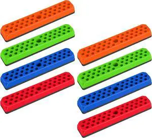 8 Pcs Magnetic Drill Bit Holder Hex Bit Organizer for 1/4 Inch Screwdriver Bits Storage, 37 Holes Bits Tool Organizer with Magnetic Base, Red, Blue, Orange and Green (Tools Not Included) 8 Pcs Magnetic Drill Bit Holder Hex Bit Organizer for 1/4 Inch Screwdriver Bits Storage, 37 Holes Bits Tool Organizer with Magnetic Base, Red, Blue, Orange and Green (Tools Not Included)