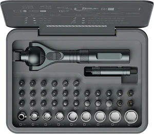 40-in-1 Magnetic Ratchet Screwdriver Set Detachable Handle, 180° Ratchet Head, 45-Tooth Mechanism, Tool Kit with Case for Computer & Electronics Repair, Home & DIY 40-in-1 Magnetic Ratchet Screwdriver Set Detachable Handle, 180° Ratchet Head, 45-Tooth Mechanism, Tool Kit with Case for Computer & Electronics Repair, Home & DIY