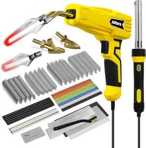 Plastic Welder,Plastic Welding Kit 3 in 1,Plastic Repair Welder Kit,1000pcs Plastic Welding Staples,Plastic Welding Rods Kit,Repair for Most Thermoset Plastics,Yellow Plastic Welder,Plastic Welding Kit 3 in 1,Plastic Repair Welder Kit,1000pcs Plastic Welding Staples,Plastic Welding Rods Kit,Repair for Most Thermoset Plastics,Yellow