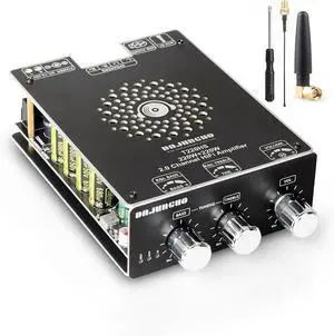 440W Audio Amplifier Board with Treble and Bass Control, TPA3251 Chips, DC 12-36V, Bluetooth 5.2 and AUX Inputs, 2.0 Channel Stereo AMP Board for DIY Wireless Speakers 440W Audio Amplifier Board with Treble and Bass Control, TPA3251 Chips, DC 12-36V, Bluetooth 5.2 and AUX Inputs, 2.0 Channel Stereo AMP Board for DIY Wireless Speakers
