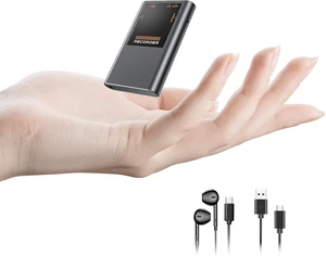 128GB Magnetic Voice-Activated Recorder (9600Hrs) Digital Voice Recorder with Playback, DSP 5.0-AI Noise Reduction, Portable Dictaphone for Work, Lectures & Meetings 128GB Magnetic Voice-Activated Recorder (9600Hrs) Digital Voice Recorder with Playback, DSP 5.0-AI Noise Reduction, Portable Dictaphone for Work, Lectures & Meetings