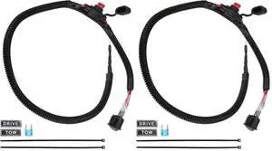 60cm Universal Automotive Switched Fuse Bypass Kit/Fuse Bypass Switch/Durable / 1 pcs Black (Pack of 2) 60cm Universal Automotive Switched Fuse Bypass Kit/Fuse Bypass Switch/Durable / 1 pcs Black (Pack of 2)