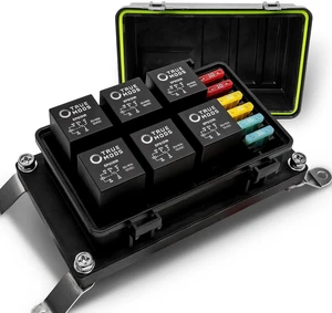 True MODS 12V Automotive Waterproof Fuse Relay Box 5-Pin Relay Block Kit True MODS 12V Automotive Waterproof Fuse Relay Box 5-Pin Relay Block Kit