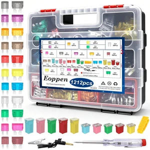 1212Pcs Car Fuse Assortment Kit with Fuse Puller & Circuit Tester, Standard & Mini Box Fuses for Cars, Trucks, SUV & Boat 1212Pcs Car Fuse Assortment Kit with Fuse Puller & Circuit Tester, Standard & Mini Box Fuses for Cars, Trucks, SUV & Boat