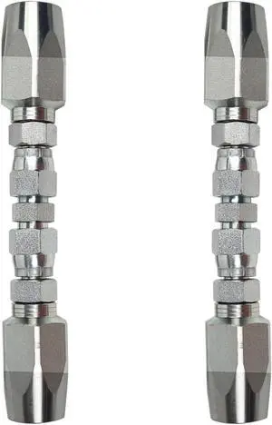 2-Pack Hydraulic Hose Field Repair Kit,1/2" Inner Diameter Reusable 2-Pack Hydraulic Hose Field Repair Kit,1/2" Inner Diameter Reusable